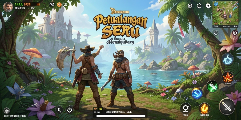 Tampilan gameplay 66K yang menakjubkan dan penuh petualangan.