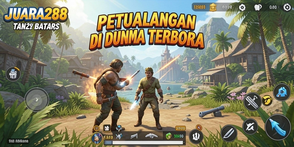 Tangkapan layar menunjukkan petualangan seru di dunia terbuka JUARA288.