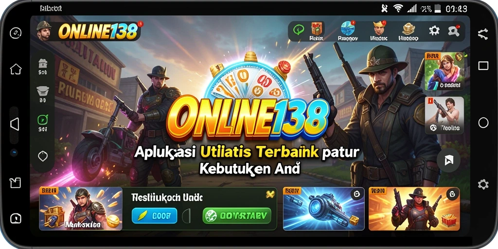 Tampilan utama aplikasi ONLINE138 dengan antarmuka yang intuitif.