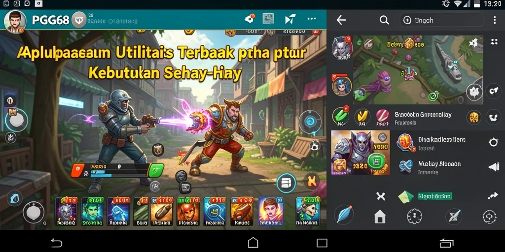 Screenshot PGG68 menampilkan fitur pengelolaan catatan yang praktis.