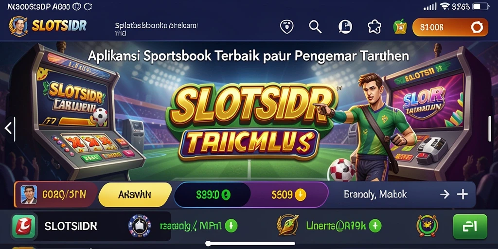 Tampilan gameplay Sportsbook yang menarik di SLOTSIDR.